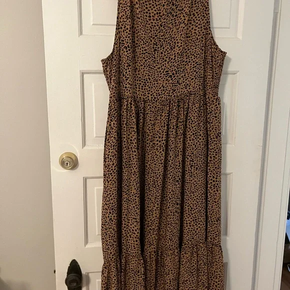 J. Crew Chic Animal Print Dress XL - Picture 2 of 5